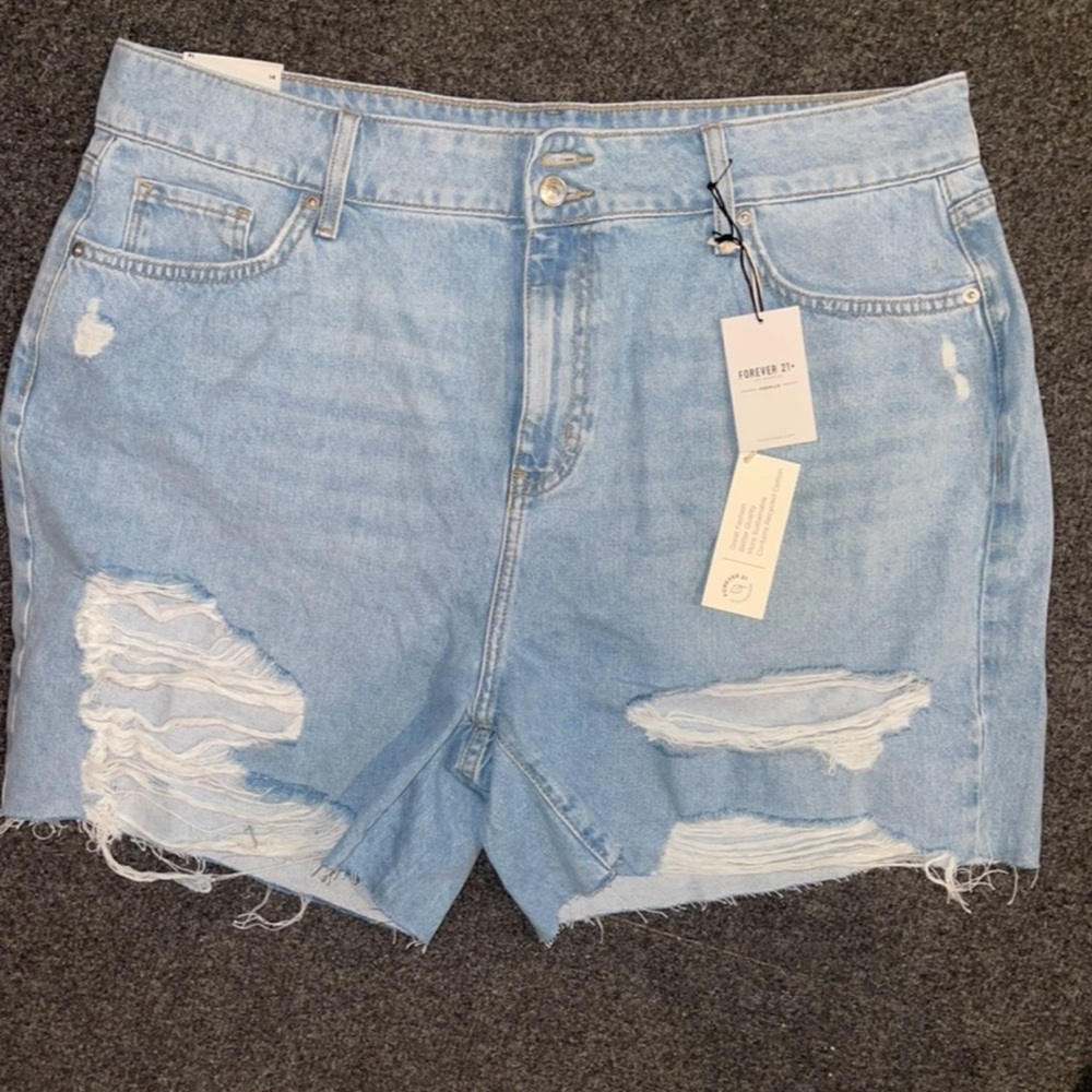 NWT jean shorts